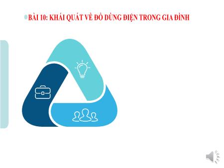 Bài giảng Công nghệ Lớp 6 Sách Kết nối tri thức - Tiết 19, Bài 10: Khái quát về đồ dùng điện trong gia đình - Trường THCS Tân Thành