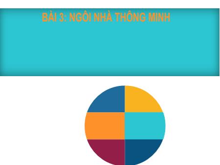 Bài giảng Công nghệ Lớp 6 Sách Kết nối tri thức - Tiết 5+6, Bài 3: Ngôi nhà thông minh - Trường THCS Tân Thành
