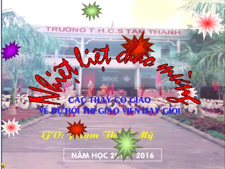 Bài giảng Tin học Lớp 6 - Bài 4: Sử dụng hàm để tính toán - Trường THCS Tam Thanh