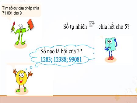 Bài giảng Toán Lớp 6 Sách Cánh diều - Dấu hiệu chia hết cho 2 và 5
