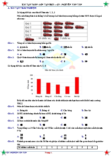 Bài tập ôn tập học kì 2 Toán Lớp 6 - Năm học 2021-2022 - Trường THCS Đoàn Thị Điểm