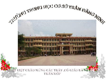 Kế hoạch bài dạy Ngữ văn Lớp 6 Sách Cánh diều - Tiết 55: Điệp ngữ - Trường THCS Trần Đăng Ninh