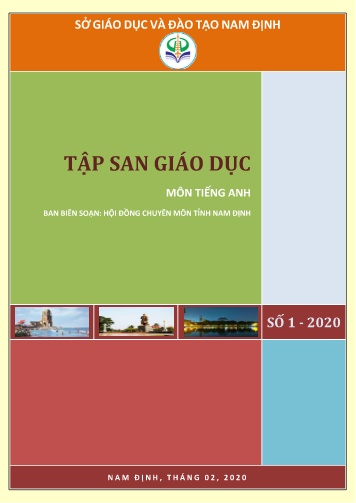 Tập san giáo dục môn Tiếng Anh - Sở GD&ĐT Nam Định